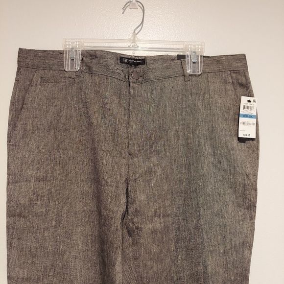INC International Concepts Pants Inc Classic Light Charcoal Gray